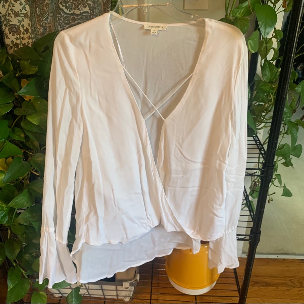Cotton Candy LA White Blouse